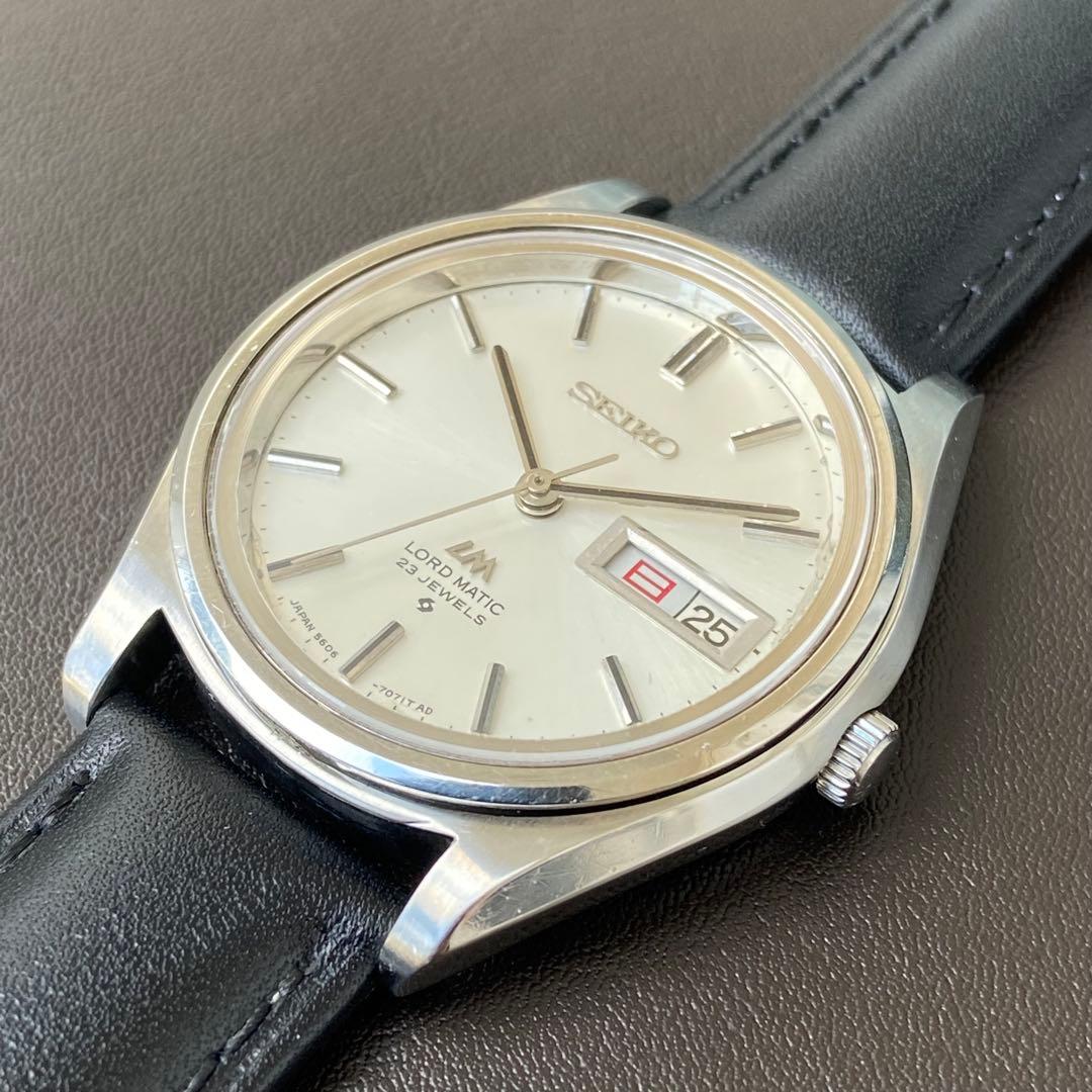 SEIKO ロードマチック LM 56系 新品Sガラス 精度良好 1971.Ju セイコー ロードマチック 1972年製 グリーンダイアル 56系 / SEIKO