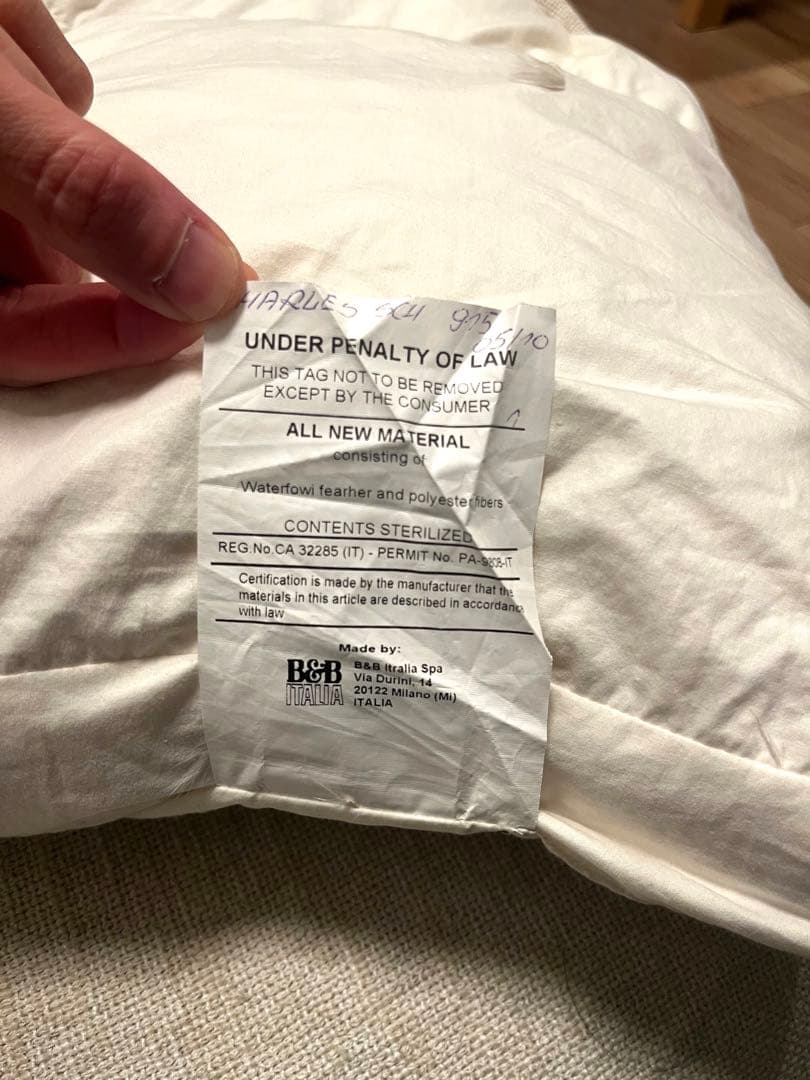 B&B Italia クッション　Charles チャールズ Charles Outdoor - B&B Italia