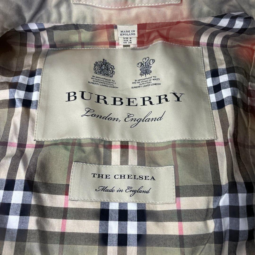 【sk/10.18/20】バーバリー チェルシー　ヘリテージトレンチコートUS4