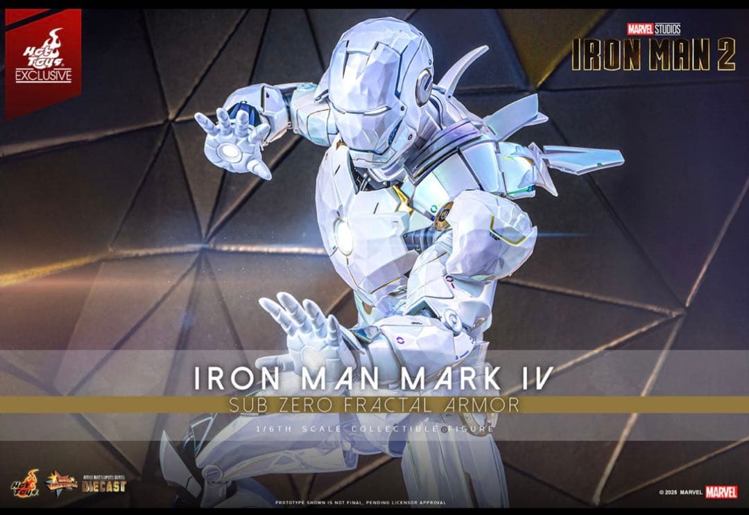 アイアンマン2マーク4（ホワイトプリズム・アーマー） ムービー・マスターピース DIECAST アイアンマン・マーク4（ホワイト