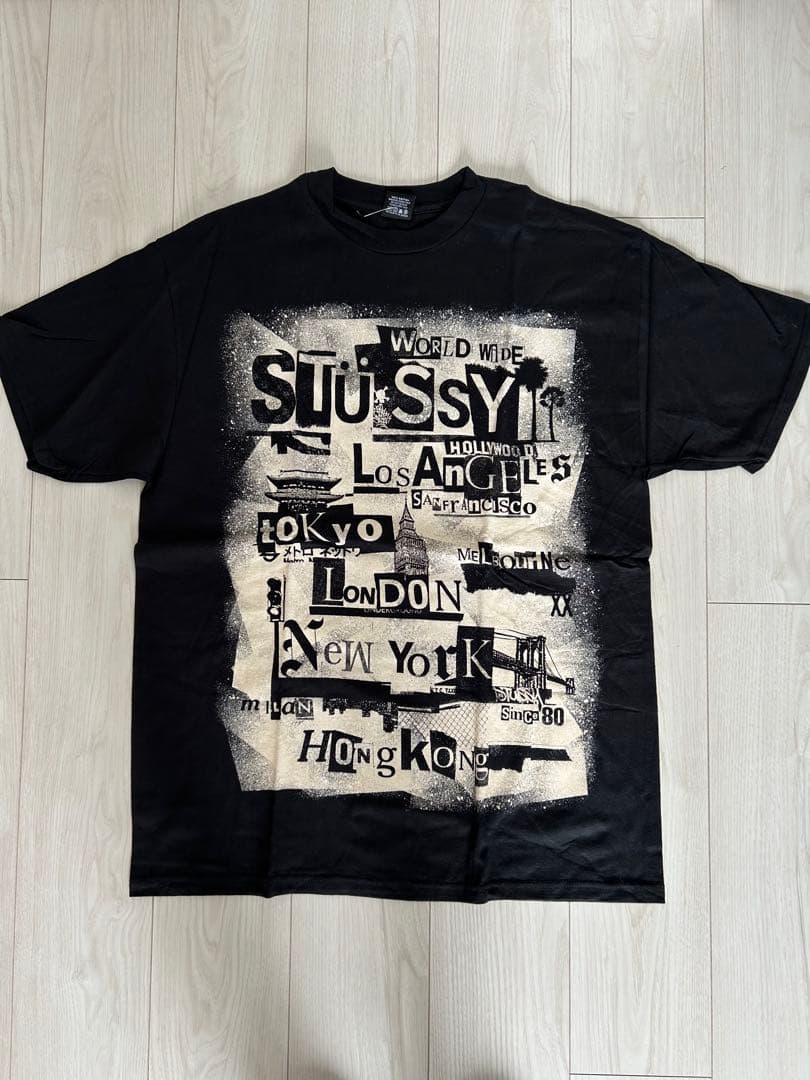 新品】STUSSY 黒T L - メルカリ