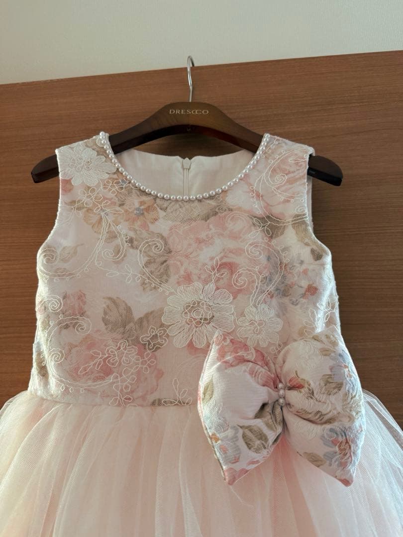 超美品】【DRESCCO】130 発表会ドレス ピンク - メルカリ