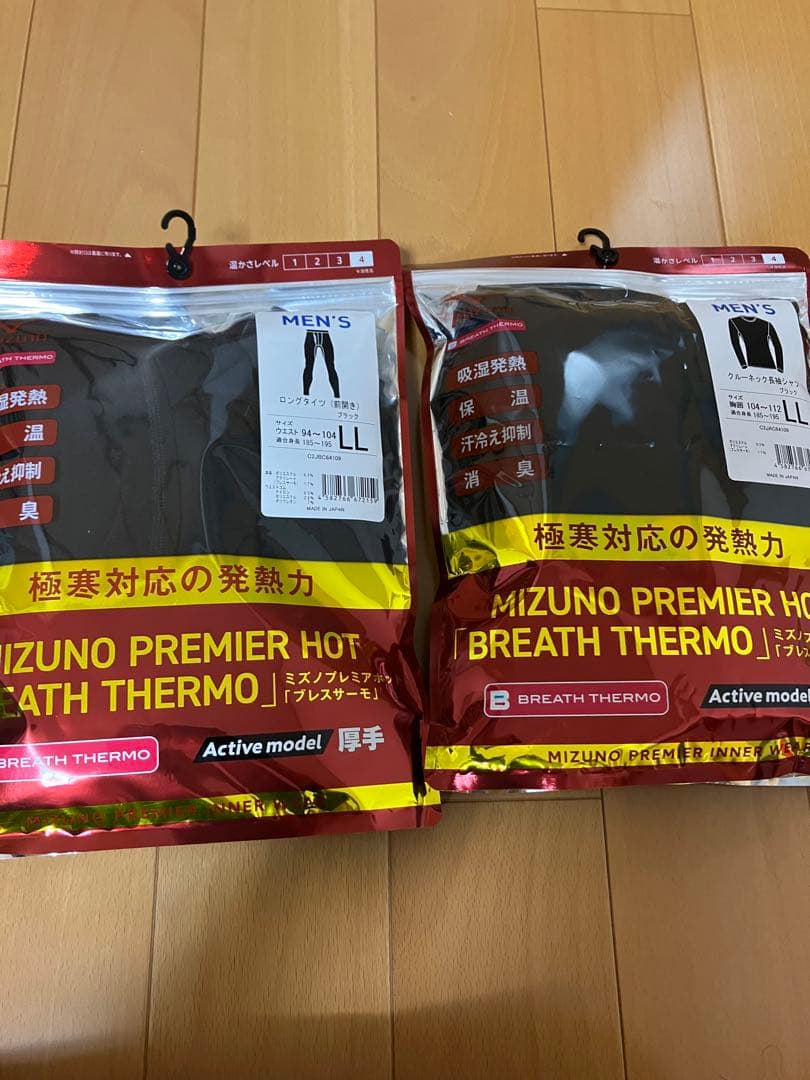 テ*ツ様 ミズノプレミアホットインナー ブレスサーモ Activeモデル 厚手 ブレスサーモアンダーウエア Activeモデル｜ミズノプレミアインナー