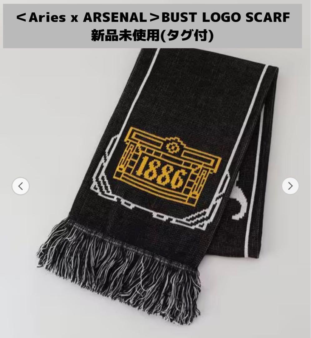 Aries x ARSENAL＞BUST LOGO SCARF