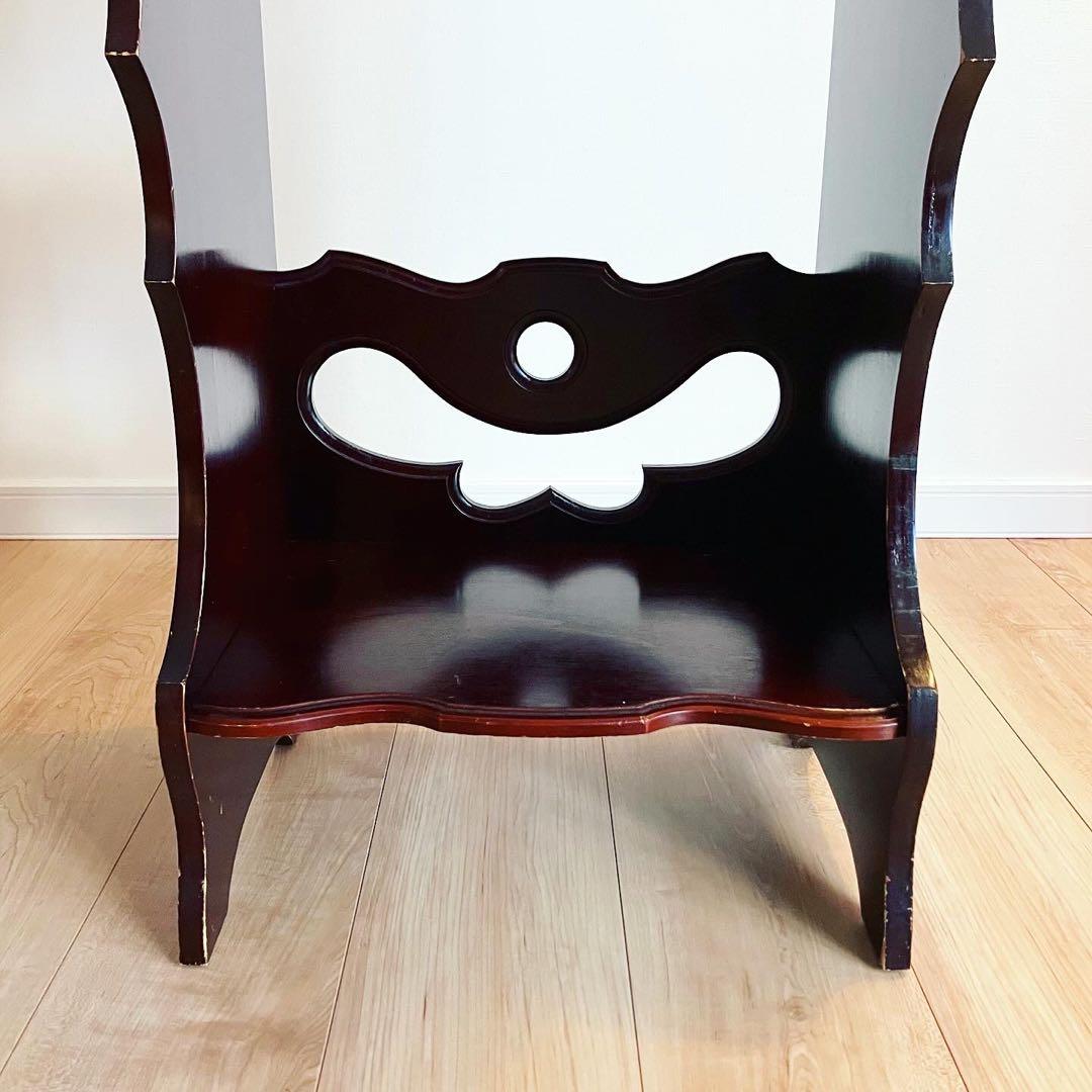 サイドテーブル ラック 古道具 古家具 電話台 ブロカント レトロ