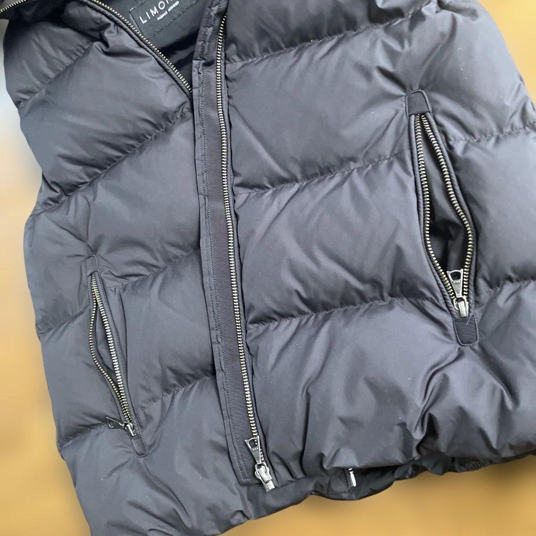 超美品 ナノユニバース リモンタ LIMONTA ダウンベスト 黒 M 38 - メルカリ