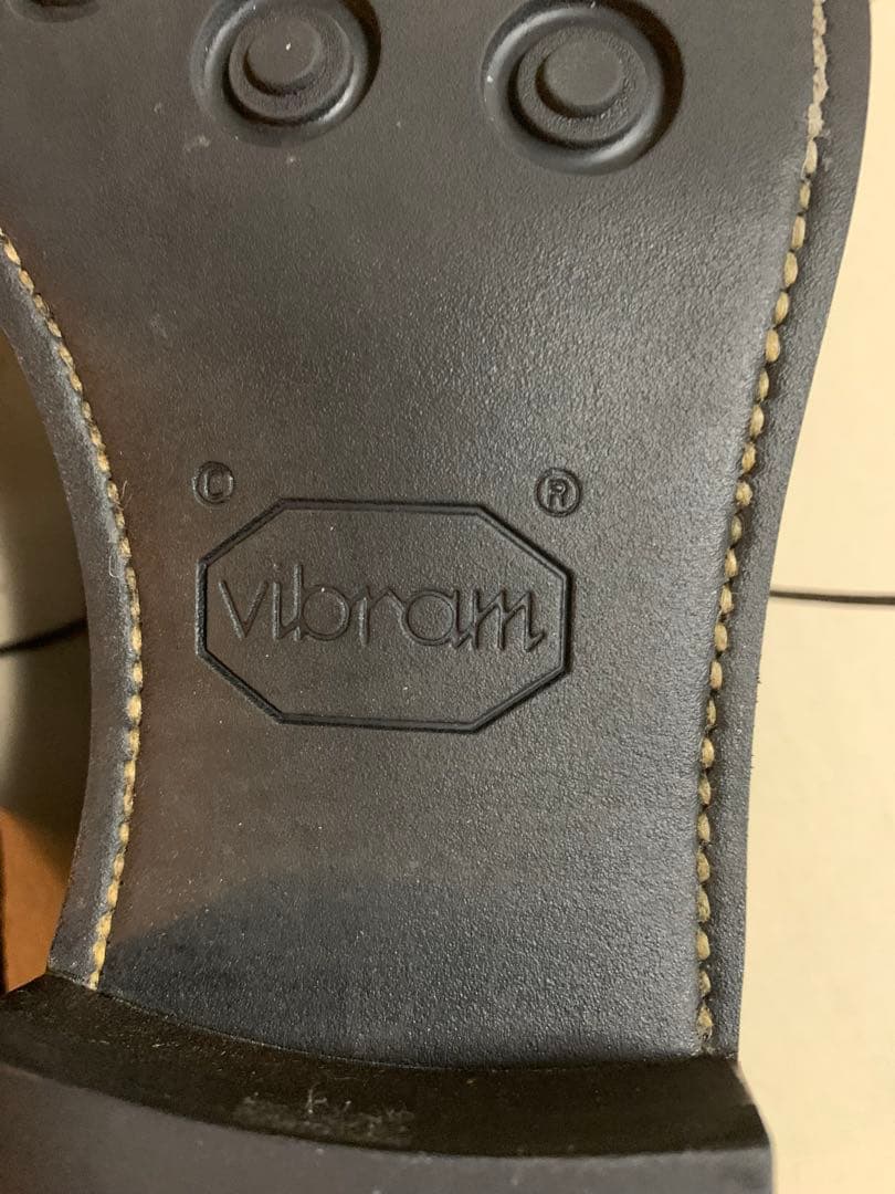 浅草靴誂ブラウン 外羽根式 ブローグウィングチップ 7.5(25.5cm)