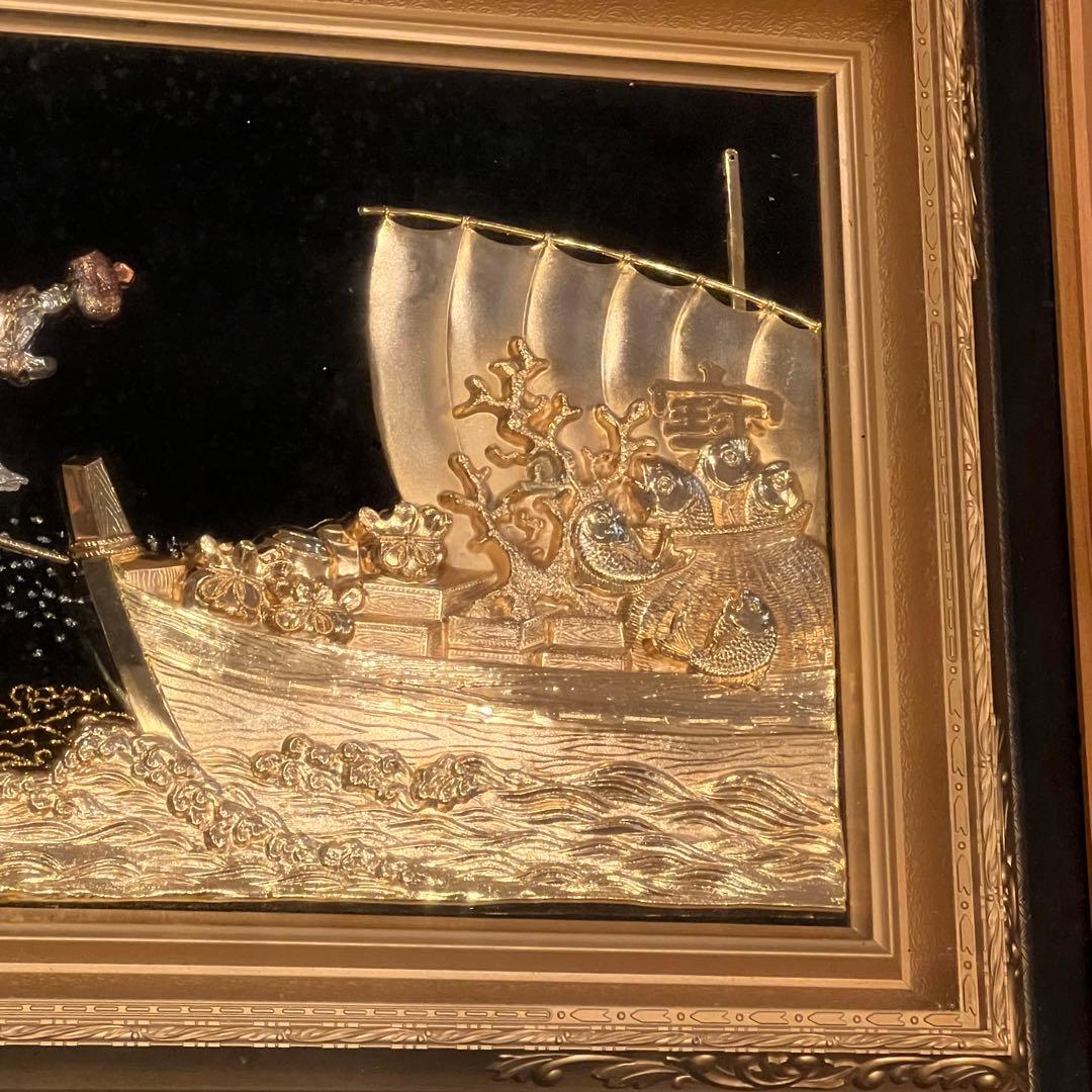 松庵 黄金七福神 純金 純銀 鍍金 金運 工芸品 24KGP - メルカリ