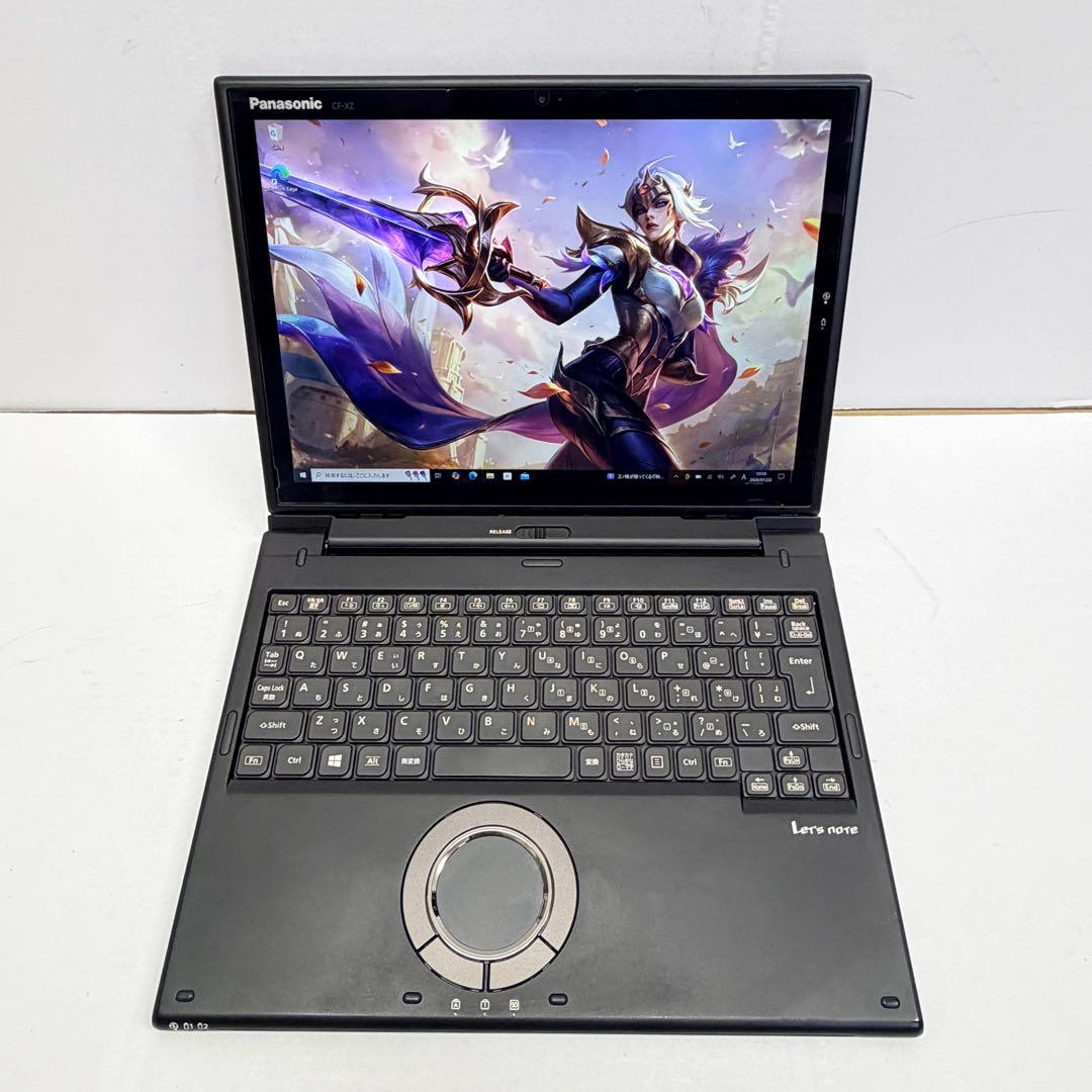 美品 Panasonic Let's Note CF-XZ6 8GB/256GB PANASONIC CF-XZ6 LET'S NOTE i5-7300U 8 GB SSD 256GB 2in1 Win11
