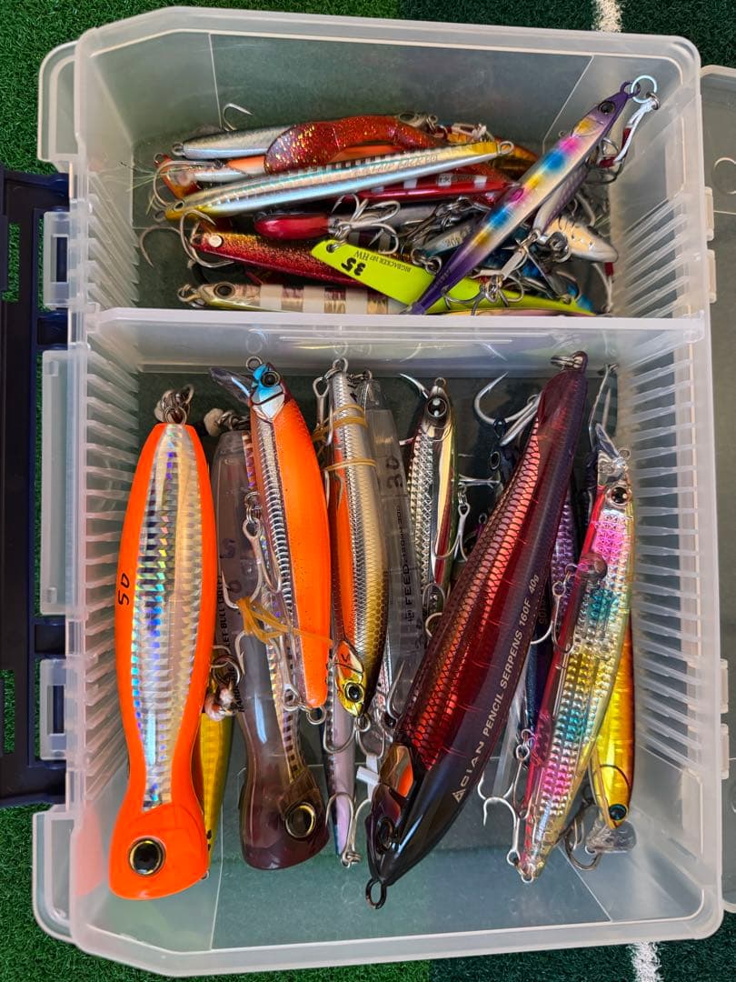 ハードルアー 大量セット　青物　サクラマス　ジグ　ミノー　プラグ　メタルジグ ハードルアー ミノープラグ メタルジグ 釣り用品 フィッシング用品 海