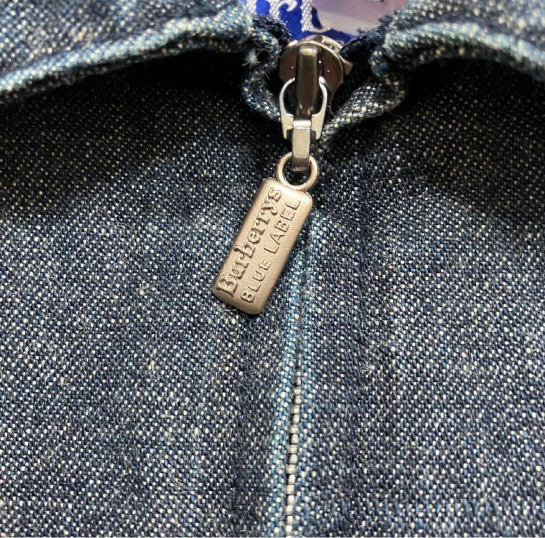 極美品 バーバリーブルーレーベル デニムジャケット ノバチェック M
