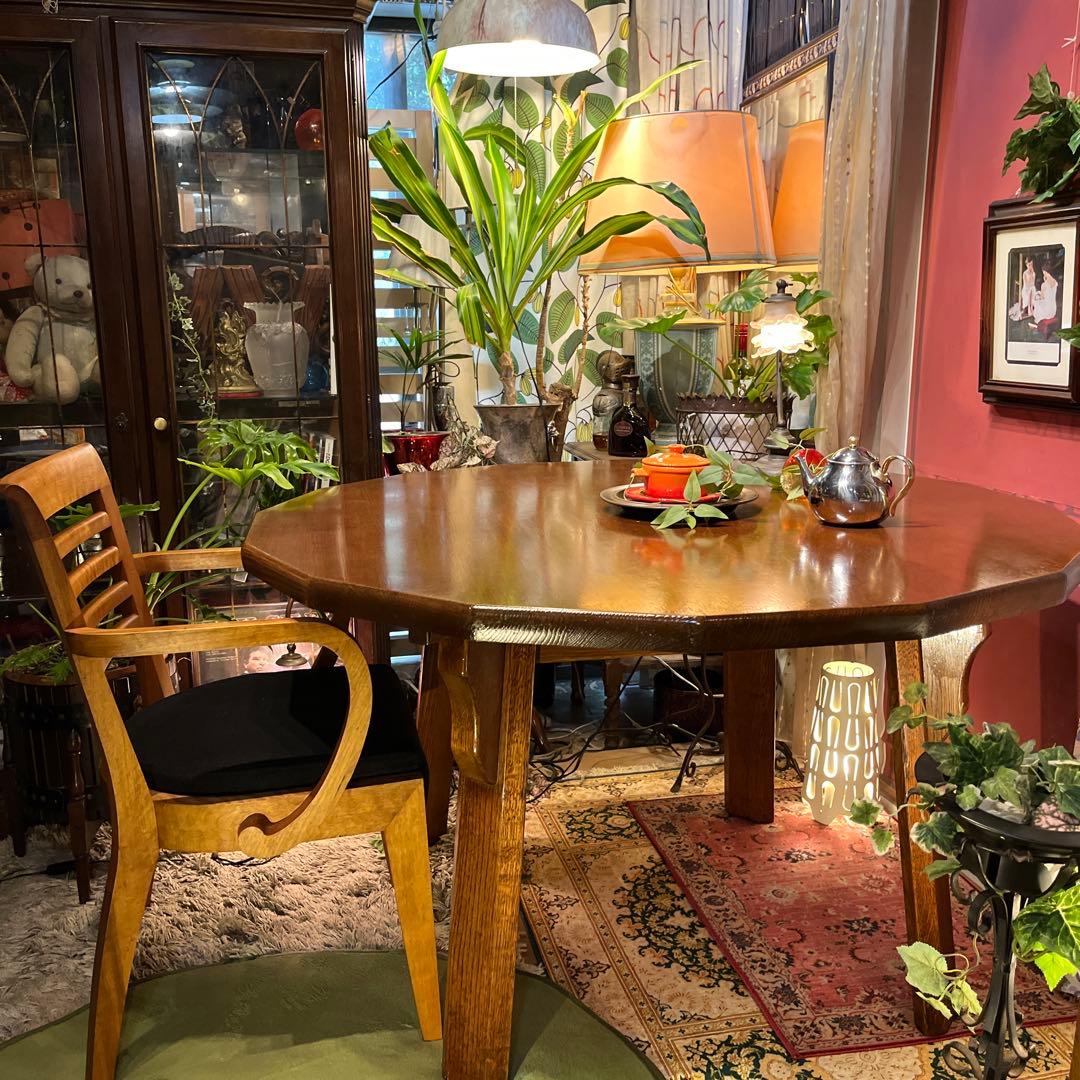 NH338様専用ヴィンテージ オーク 16角 ダッチカントリーダイニング