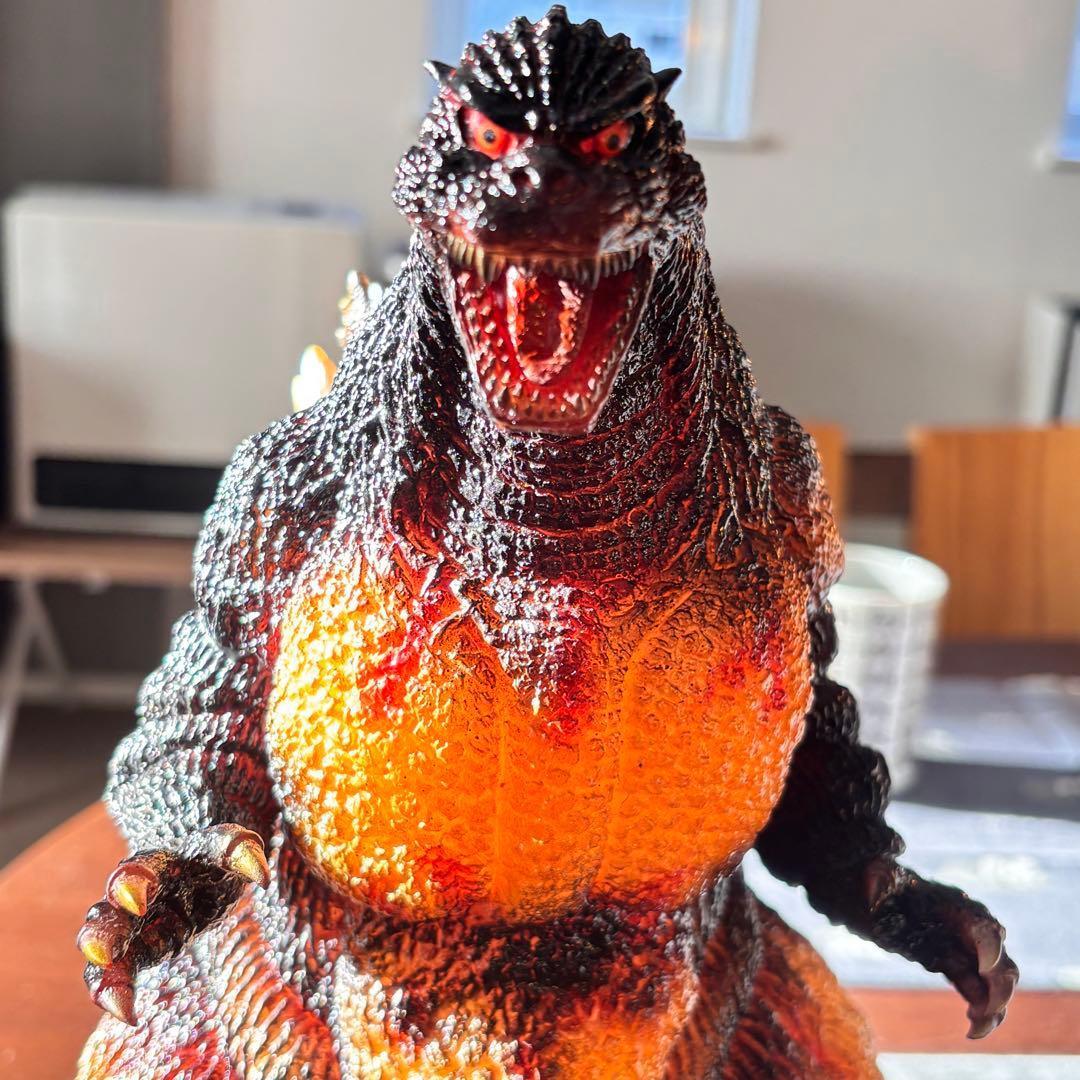 東宝30ｃｍシリーズ ゴジラ 1995 後藤彩色所 ワンオフ カスタムＶｅｒ． 東宝30cmシリーズ ゴジラ(1995) クリアオレンジVer. | ゴジラシリーズ