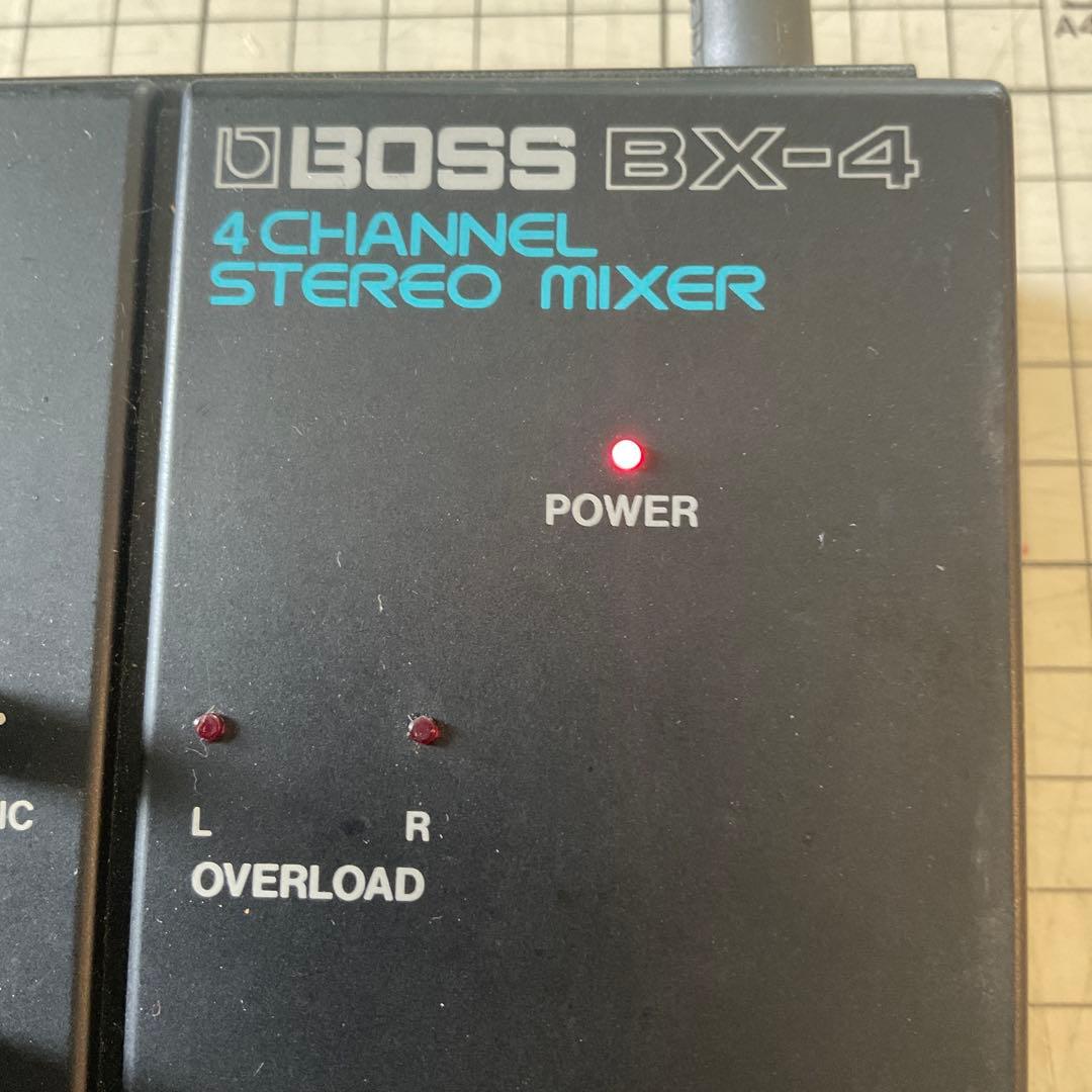 BOSS BX-4 4チャンネル ステレオ ミキサー ACアダプター ジャンク