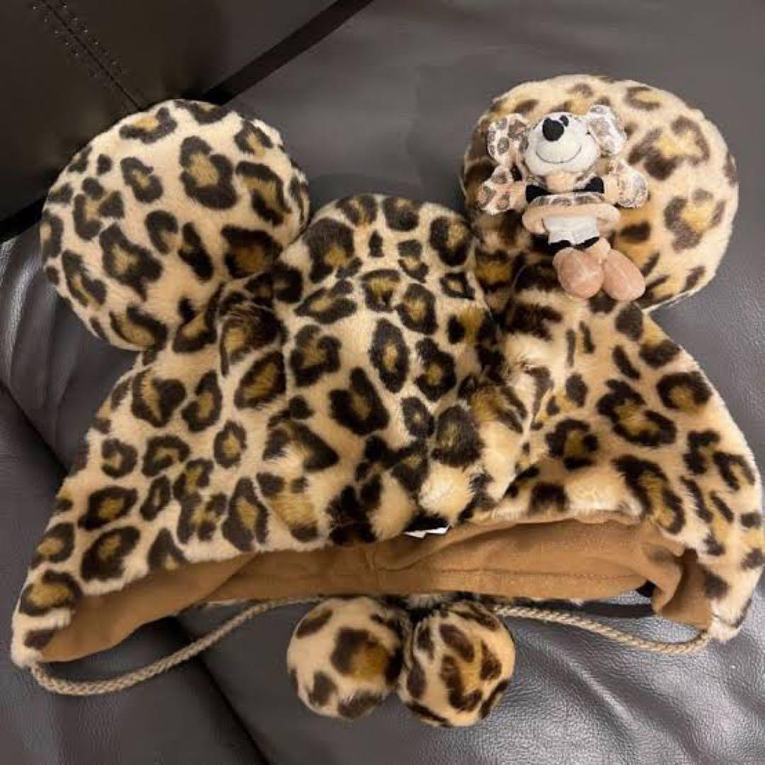 ディズニー ヒョウ柄 ファンキャップ - メルカリ