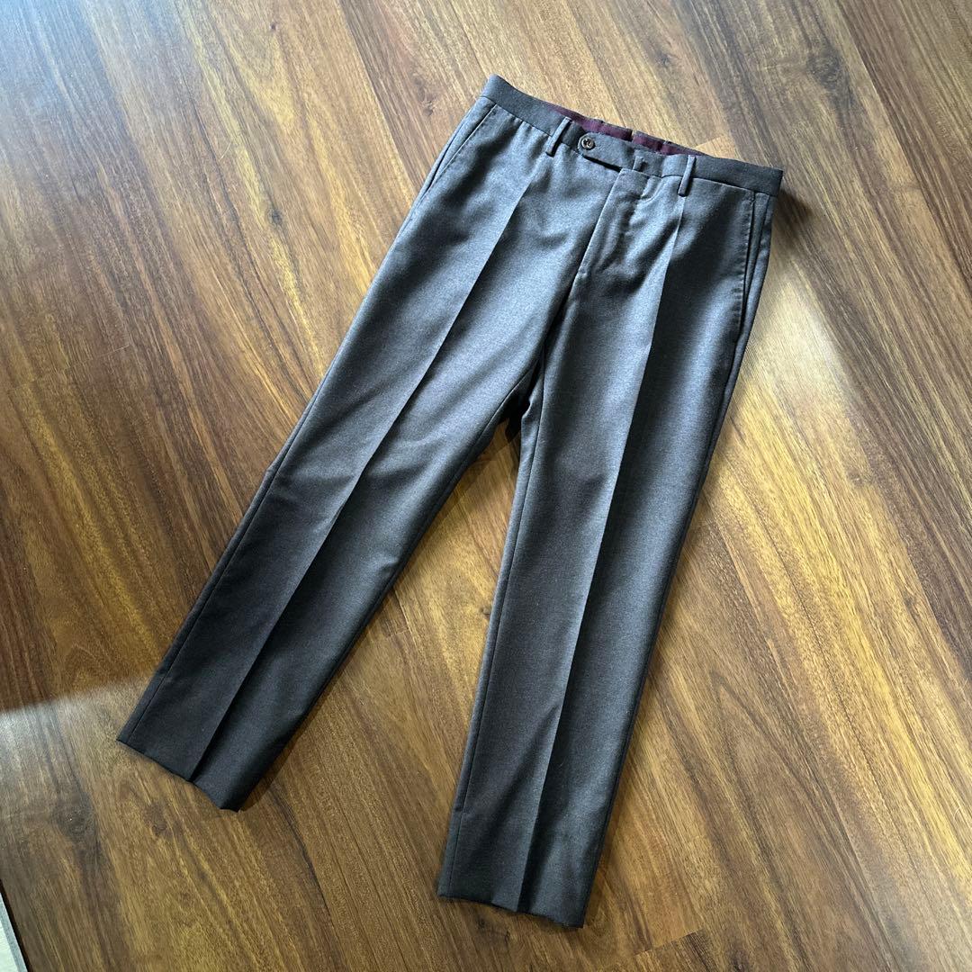 パンツ INCOTEX \"super100s\" slim fit wool slacks