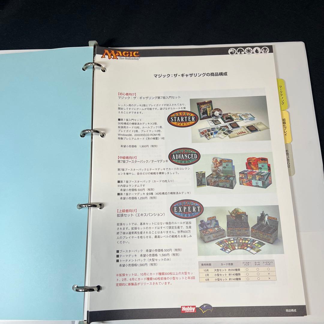 MTG 非売品10周年記念テーブルクロス、販売店用資料集、取扱店デモ