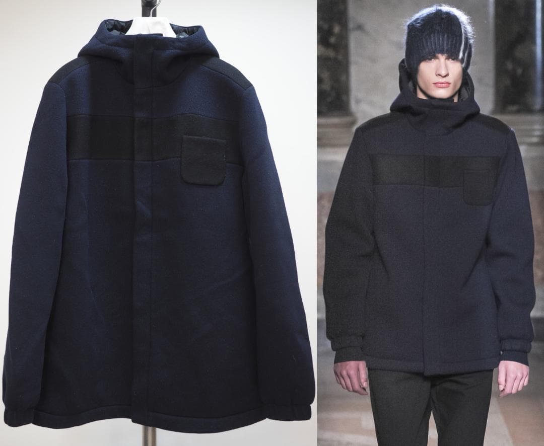 N°21 ヌメロヴェントゥーノ 15AWバイカラーフーデッドコート50 N21 ヌメロヴェントゥーノ】アウター | ANNE onlinestore - アンネ松本