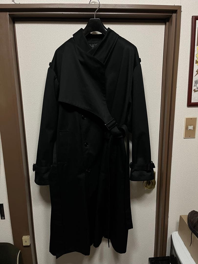 新品】 KEISUKE YOSHIDA belted trench coat - メルカリ