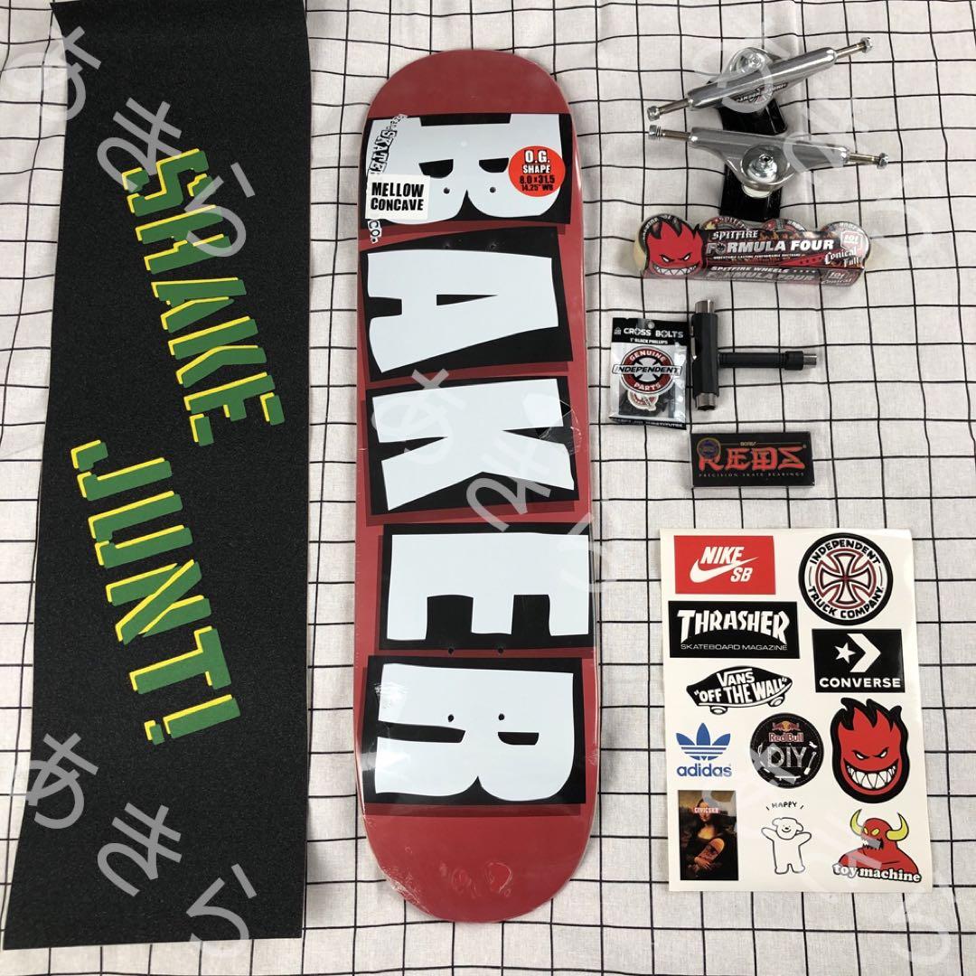 スケボー デッキデッキ 8.0 セット BAKERBAKER スケボー デッキデッキ