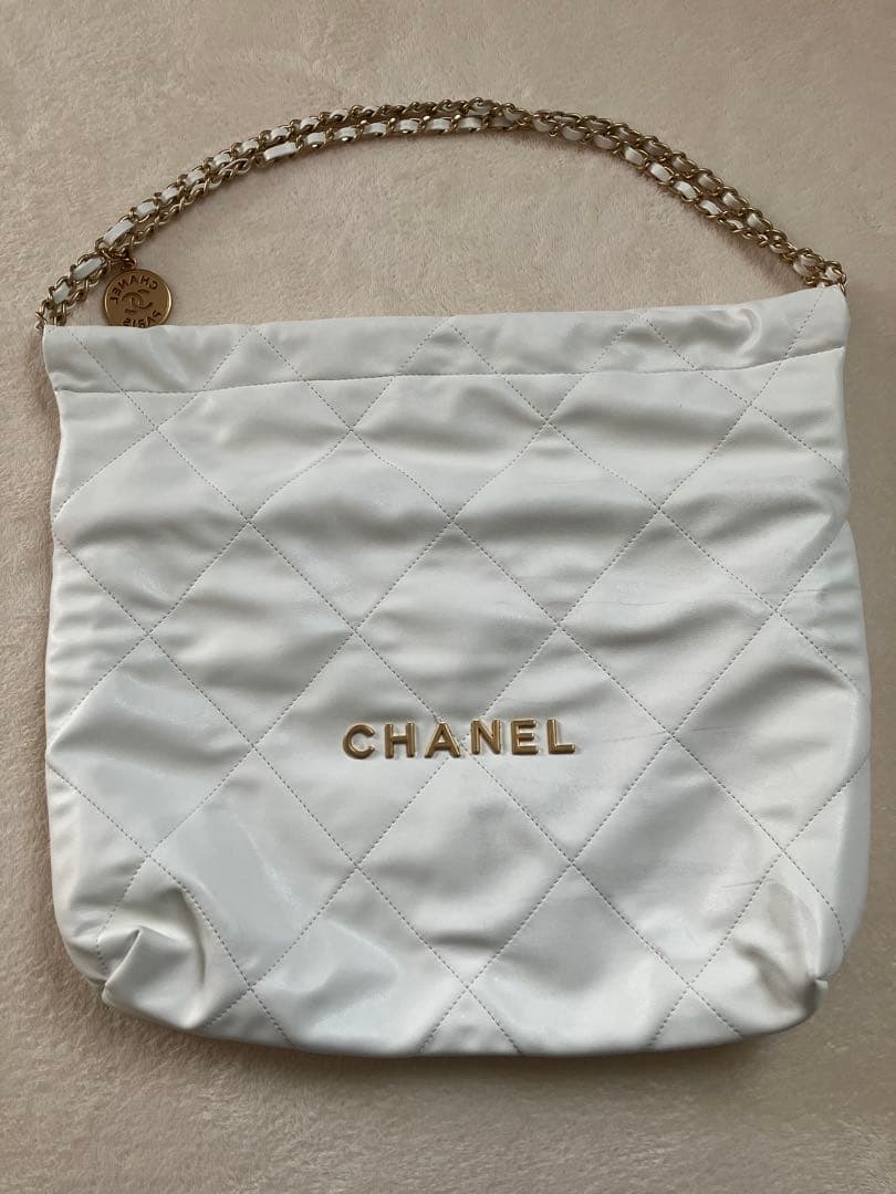 ノベルティ　CHANELチェーンバック 新品 CHANEL シャネル ノベルティ ショルダーバッグ ゴールドチェーン