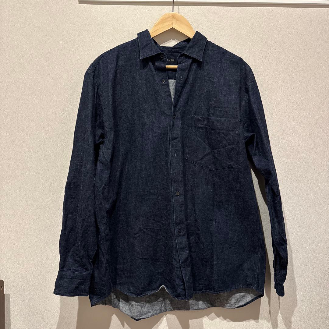 COMOLIコモリ デニムシャツ 2022AW サイズ2(Mくらい) ネイビー - メルカリ