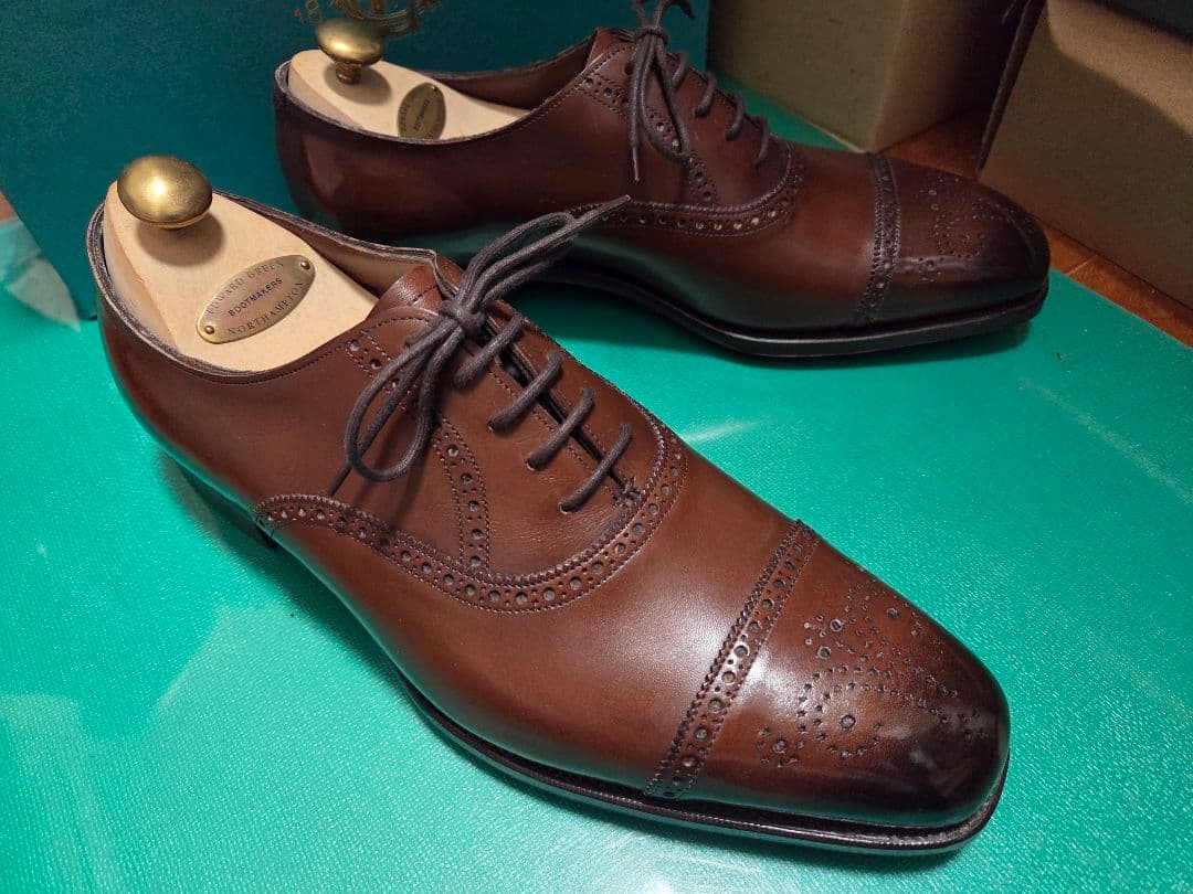 未使用】EDWARD GREEN エドワードグリーン アスキス ブラウン 9 - メルカリ