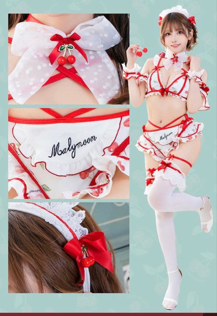 ホイップチェリーデザートビキニ Malymoon マリームーン - メルカリ