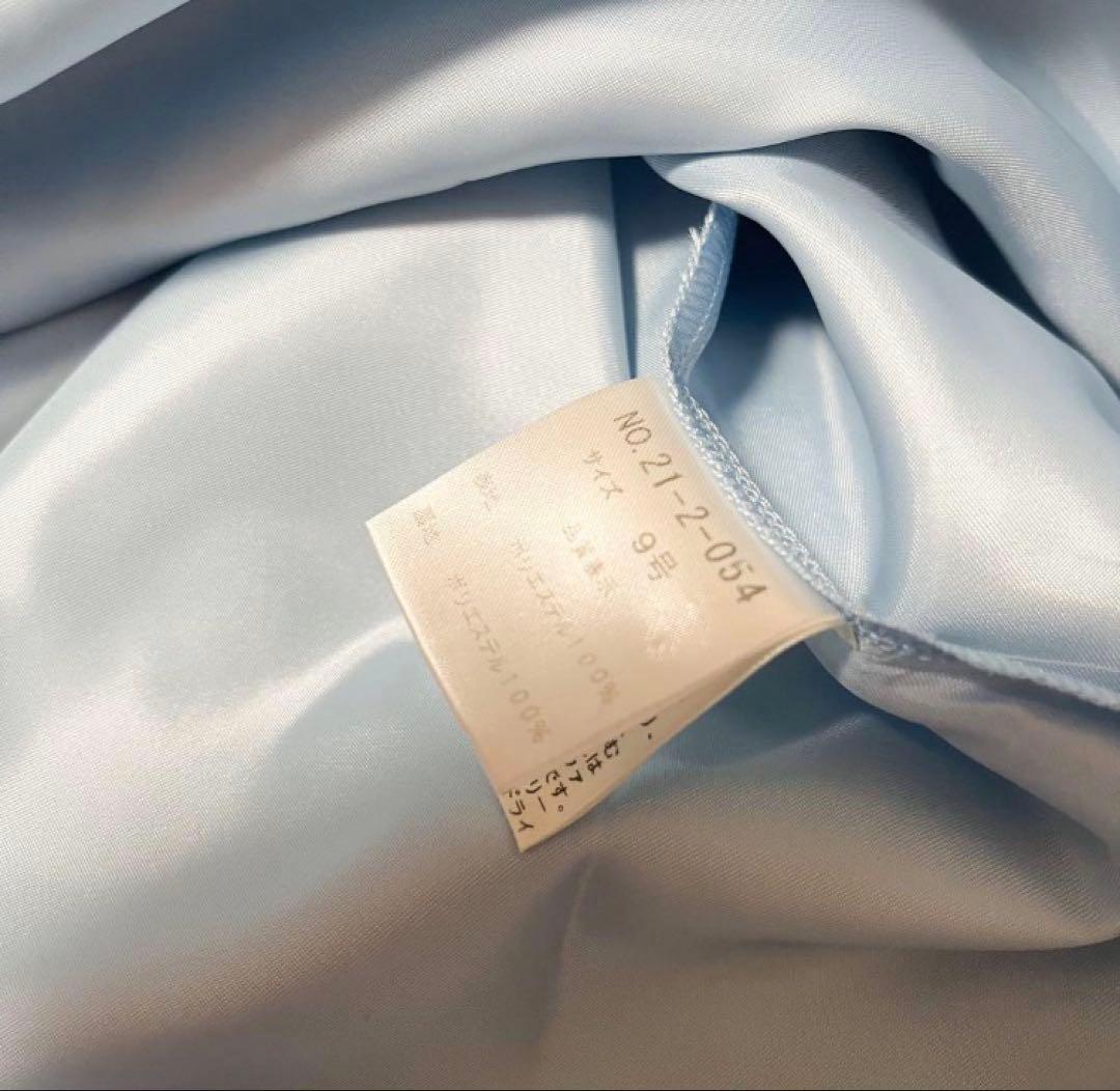 AIMER ロングドレス ラメ 演奏会 披露宴 ブルー - メルカリ