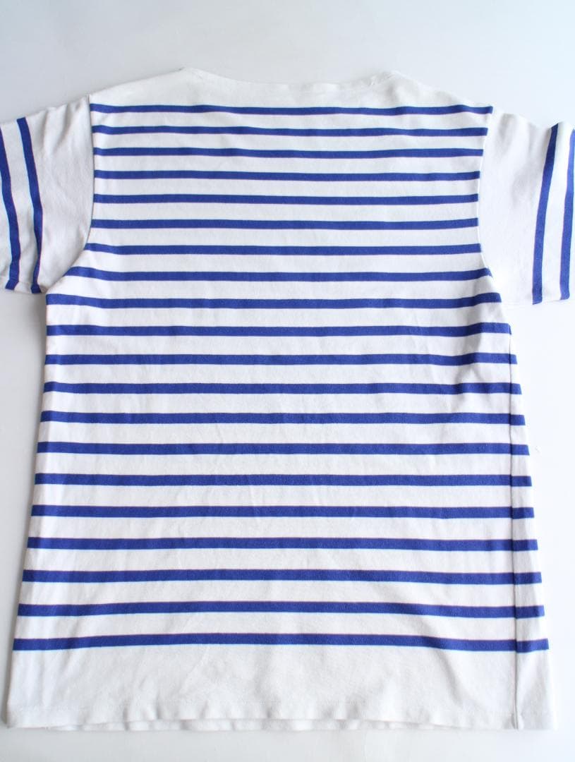 90s フランス海軍 ボーダーバスクシャツ ナヴァル NAVAL【GG0042