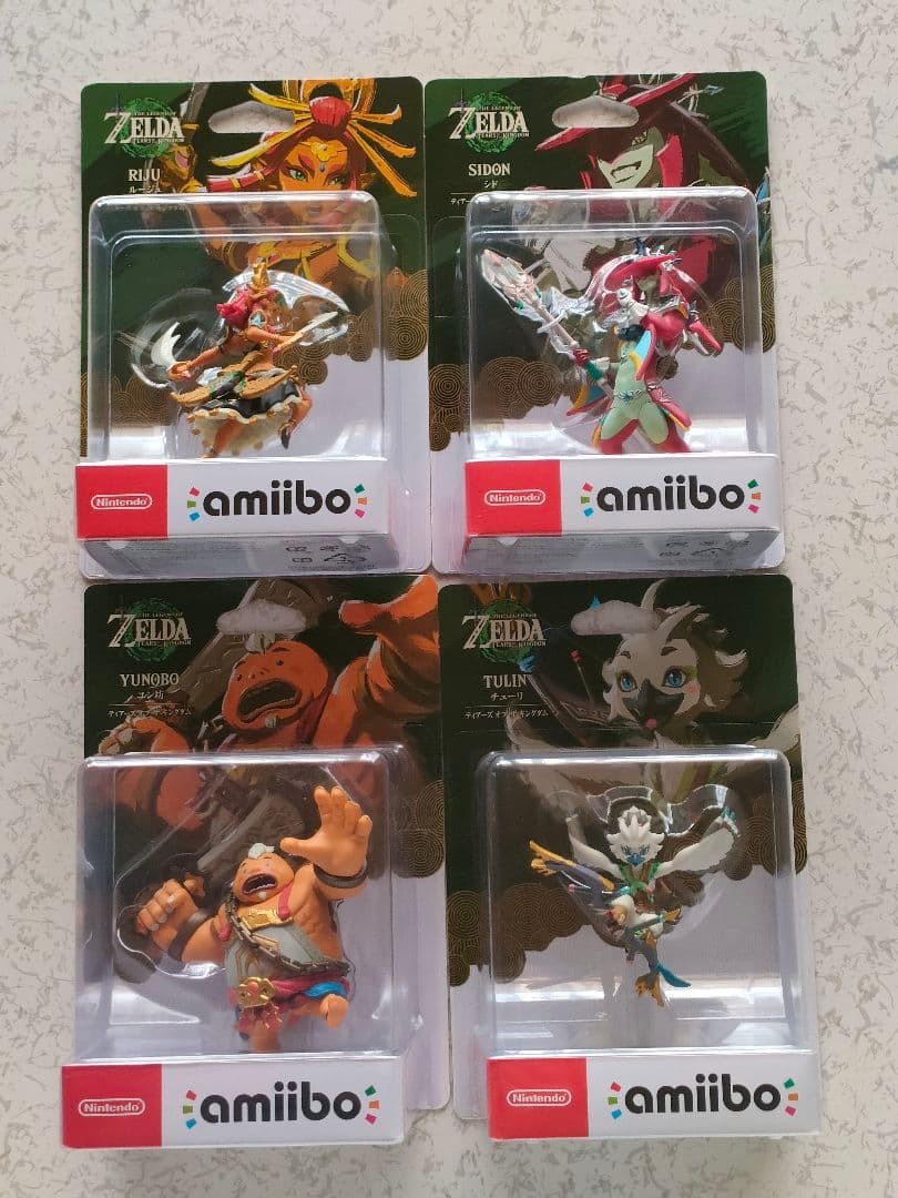 未開封】ゼルダの伝説 amiibo アミーボ 4賢者 ティアキン - メルカリ
