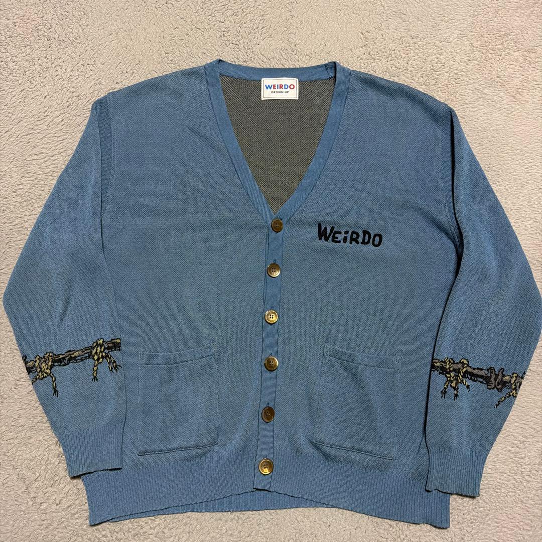 WEIRDO GLAD HAND コットン カーディガン ニット セーター - メルカリ