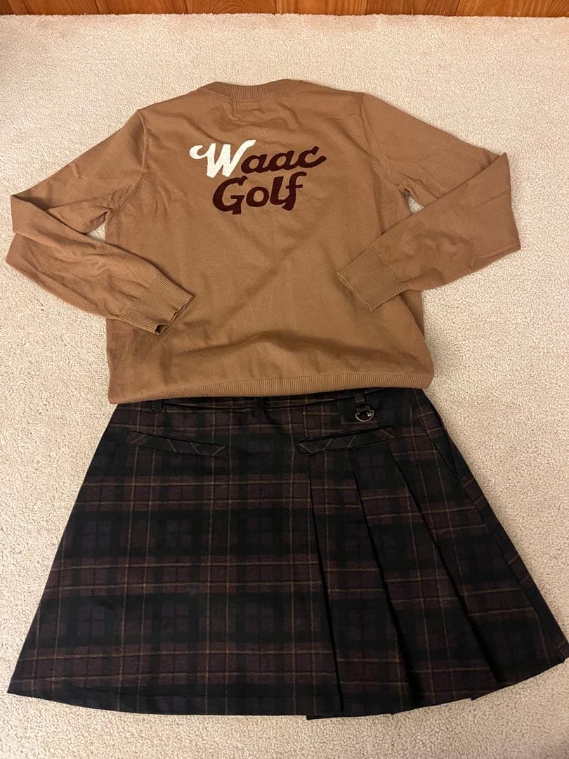 Waac Golf セーター、スカートのセットアップ 人気