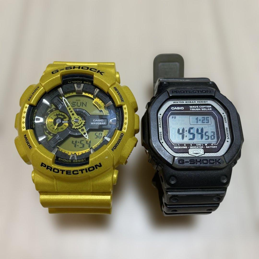 G-SHOCK GA-110NM イエロー タフソーラー GW-5600SJ G-SHOCK GA-110NM イエロー タフソーラー GW-5600SJ - メルカリ