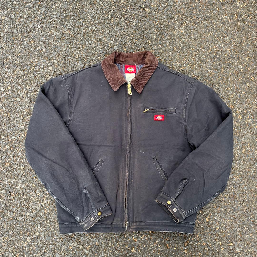 90s〜00s Dickiesディッキーズ デトロイトジャケット ブラック XL