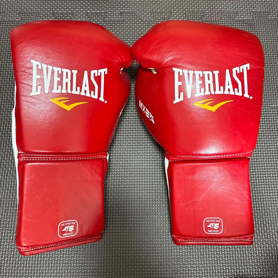 クロフォード愛用 EVERLAST MXボクシンググローブ 赤 14オンス - メルカリ