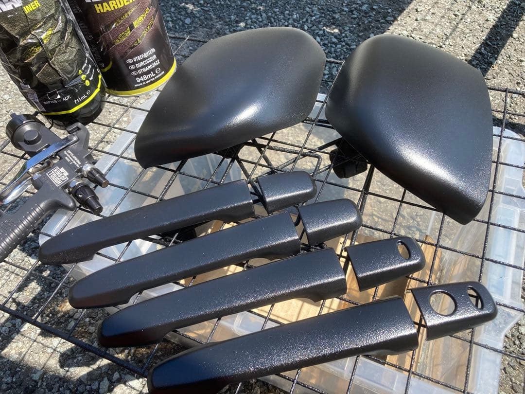 デリカD5前期・ドアミラーカバー本物ラプターライナー - メルカリ