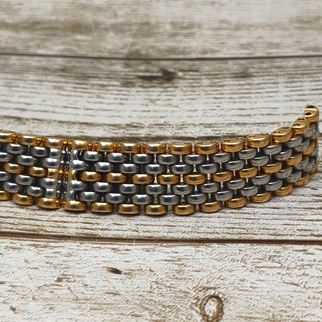 腕時計のバンド 　バーバリー LONDON　ステンレス　金銀コンビ　17.5MM