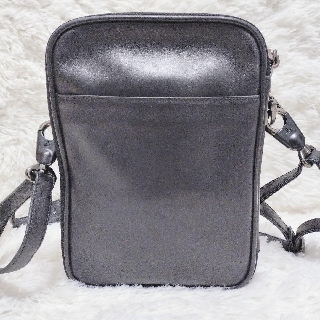 希少✨トゥミ レザー ショルダーバッグ ブラック 92102D4 斜め掛け 2層