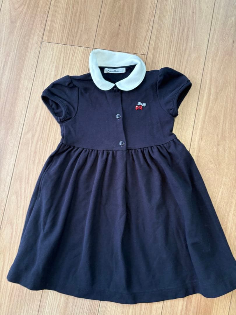 familiar 半袖ワンピース 110 - メルカリ