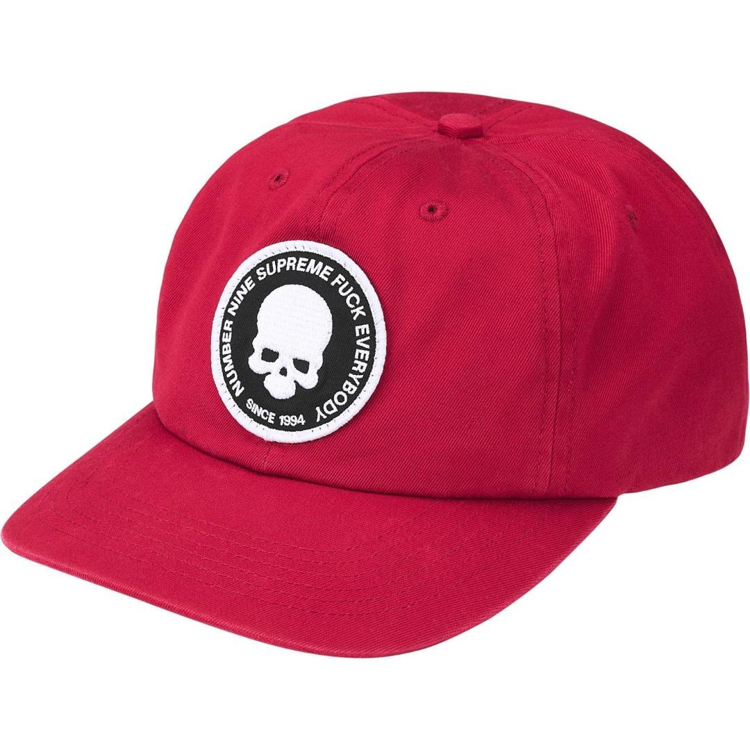 Supreme Number Nine 6-Panel Red ナンバーナイン