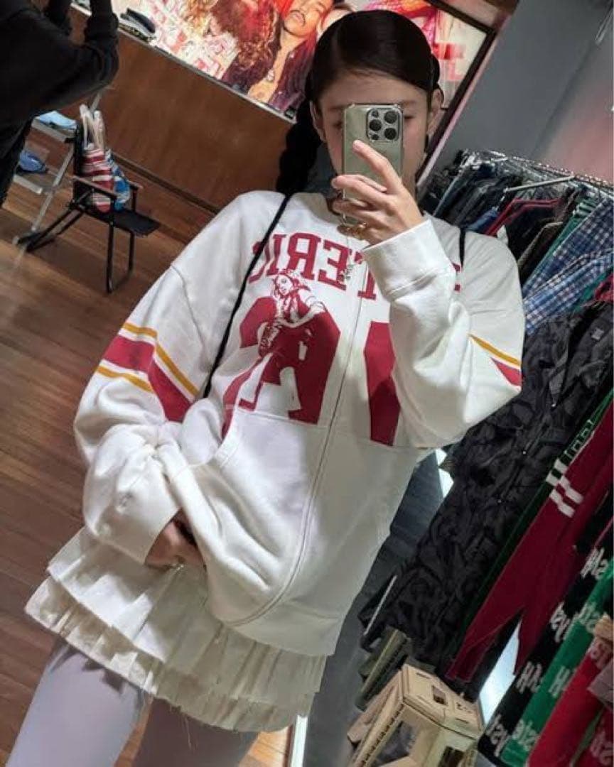 ジェニ着用！HYSオーバーサイズジャンパー【HYSTERIC 76】白 - メルカリ