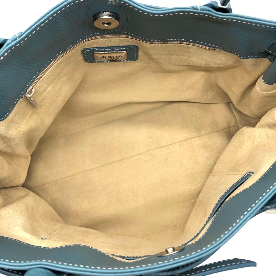 ✨極美品✨傳濱野 トートバッグ ミーティア 皇室御用達 レザー セピア