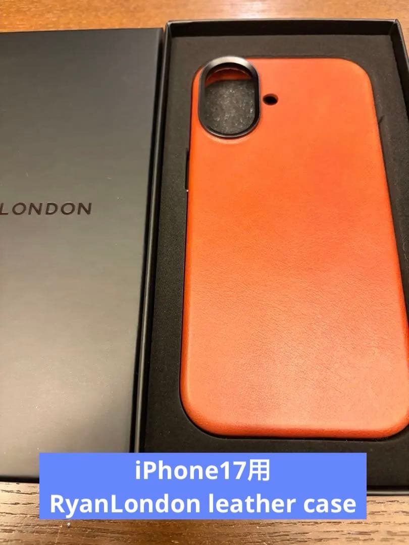 iPhone17用 レザーケース ryanLondon - メルカリ