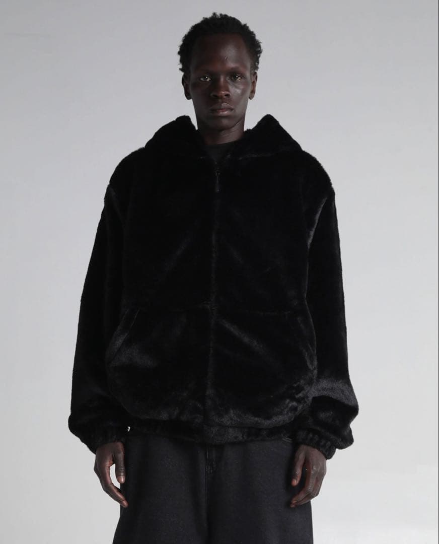 Shaka Wear Faux Fur Hooded Zip Up - メルカリ