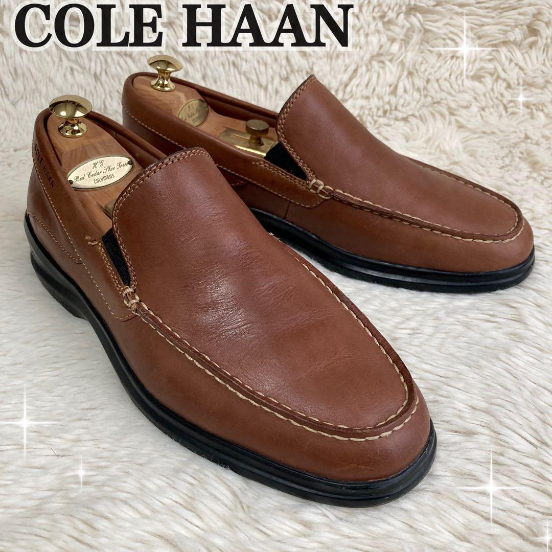コールハーン GRAND.OS ローファー スリッポン レザー ブラウン 茶色