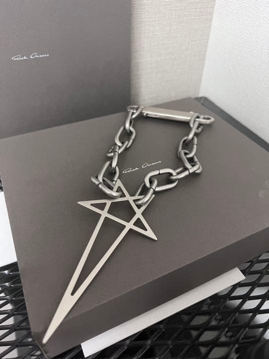 Rick owens PENTAGRAM CHOKER - メルカリ