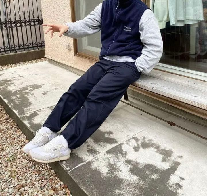 ENNOY エンノイ フリースベスト ネイビー Mサイズ 最 安  The Ennoy