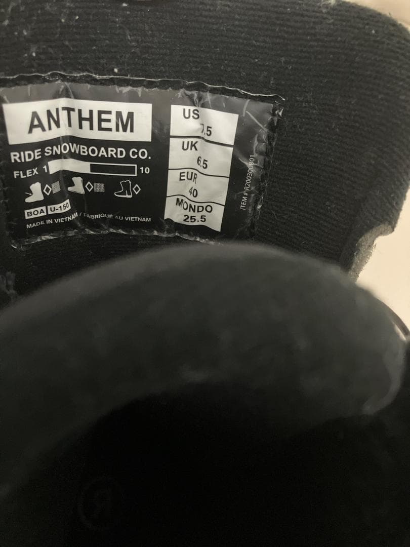 RIDE ANTHEM スノーボードブーツ 25.5CM