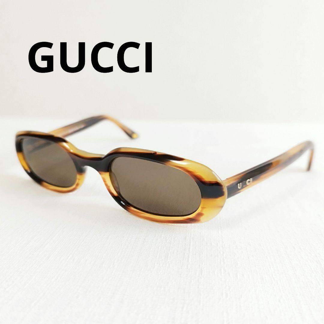 GUCCI サングラス　GG1157/S　オーバル　フルリム　べっ甲柄　ブラウン 楽天市場】【中古】 グッチ サングラス GG1157/S ユニセックス GUCCI